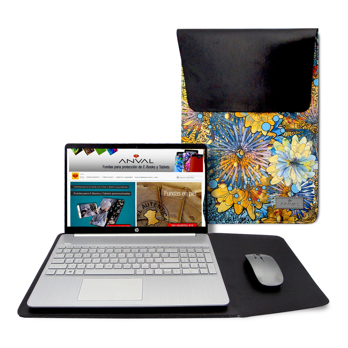 Funda PERSONALIZABLE para Notebook - Ordenador Portátil - Vertical
