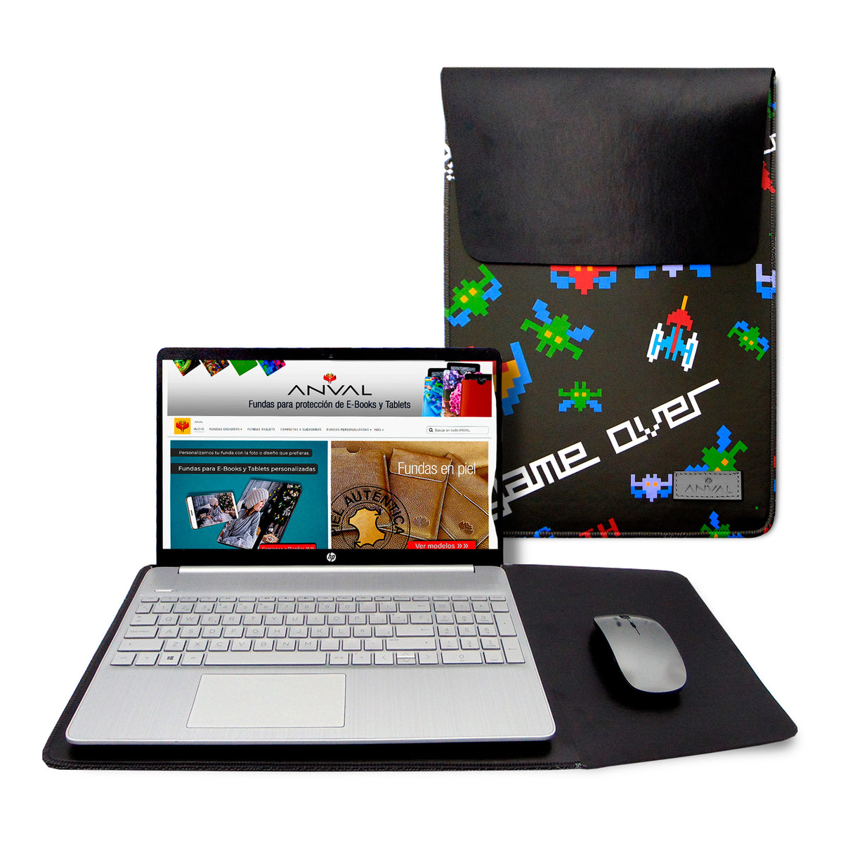 Funda PERSONALIZABLE para Notebook - Ordenador Portátil - Vertical