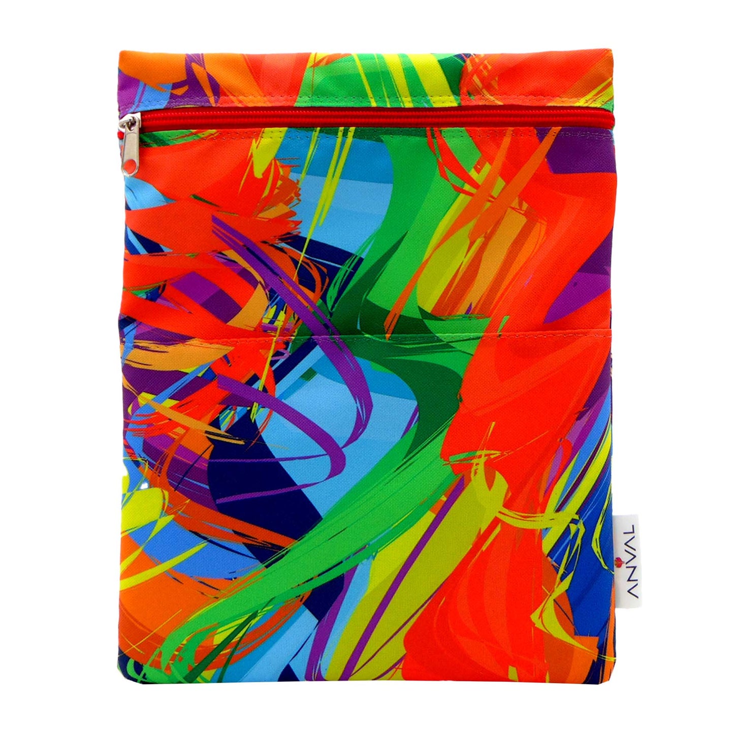 Funda para libro, Impermeable, con cremallera, bolsillo exterior