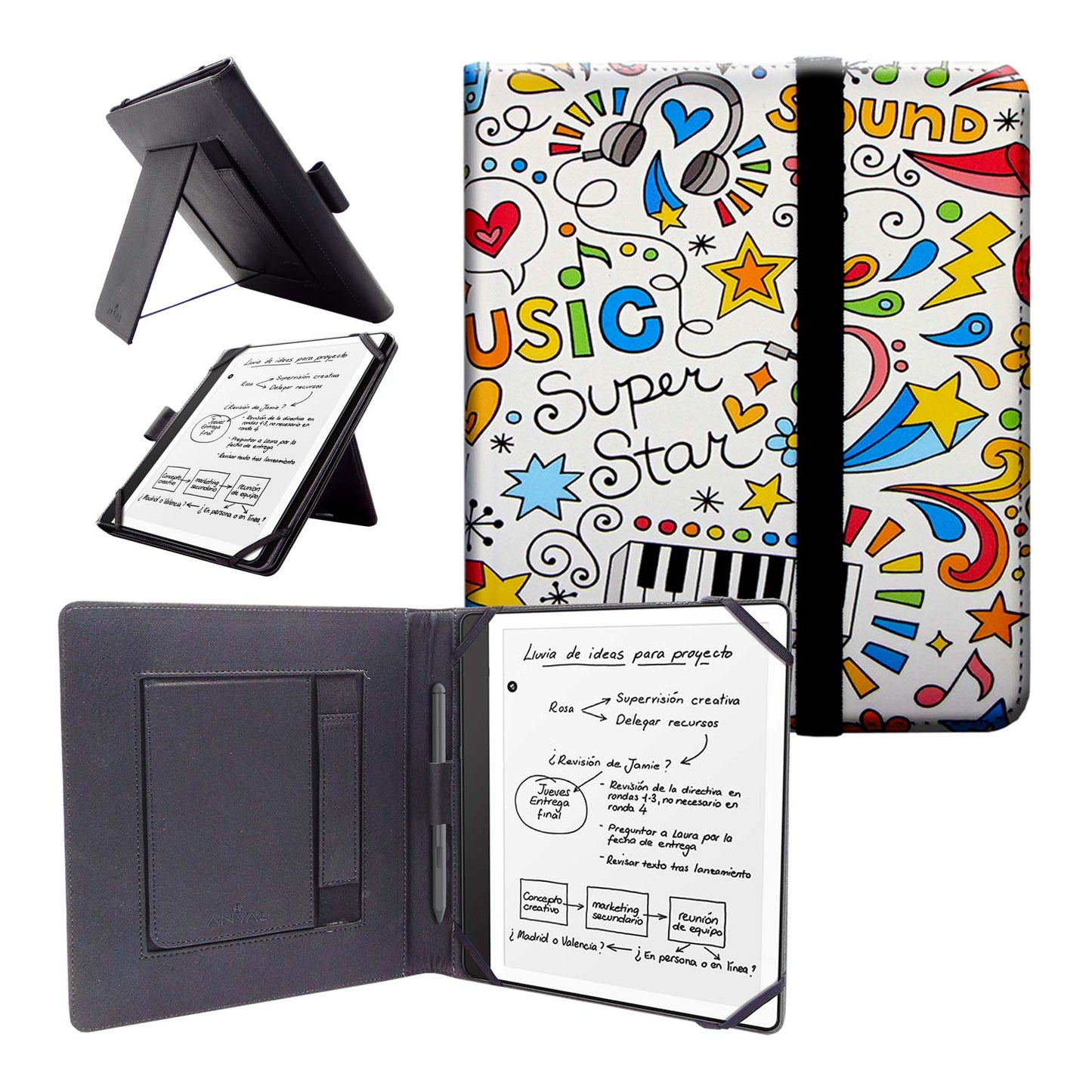 Funda para KINDLE SCRIBE - ESTAMPADOS (Elástico)