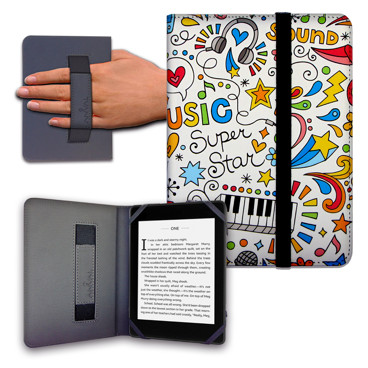 Funda Personalizable para ebook - ESTAMPADOS (Elástico)