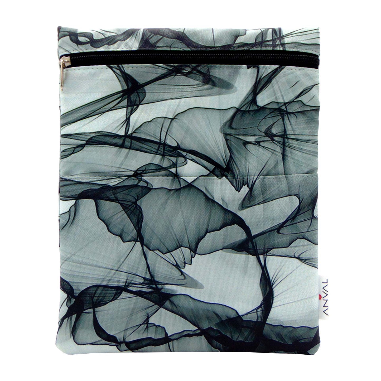 Funda para libro, Impermeable, con cremallera, bolsillo exterior