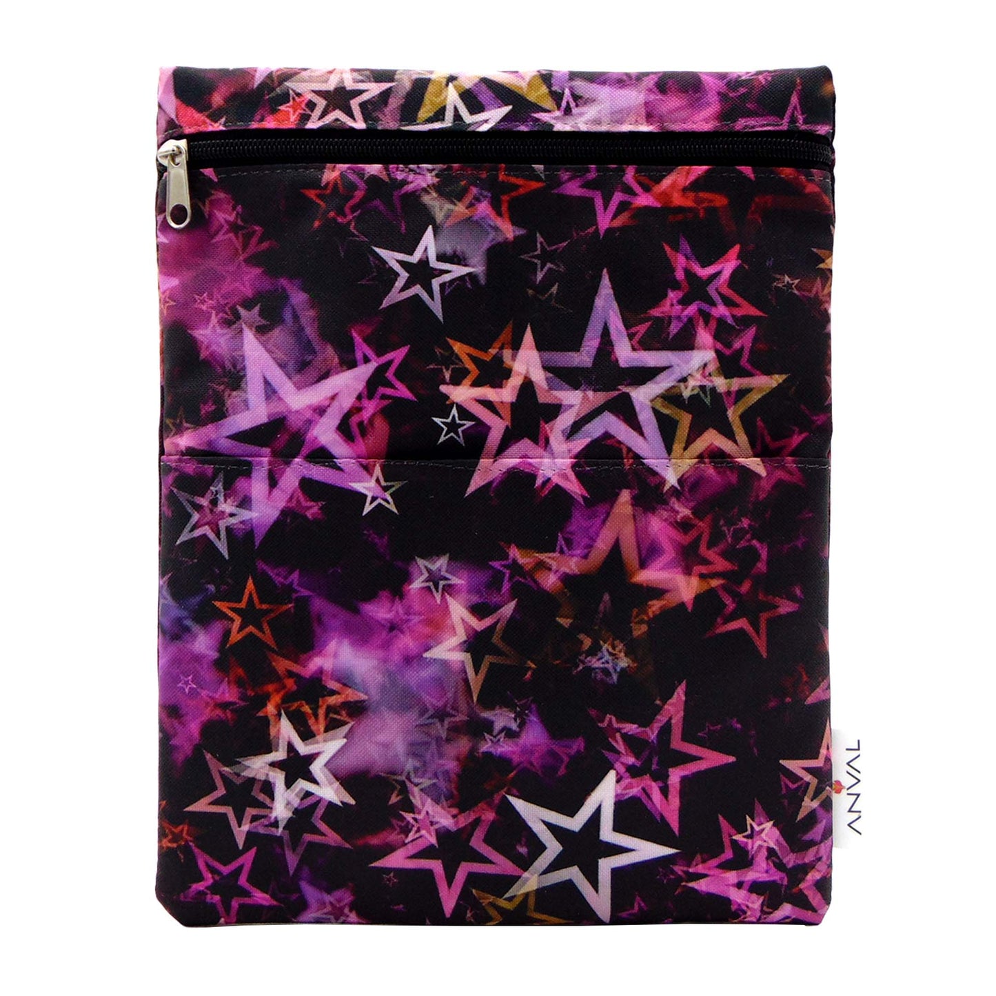 Funda para libro, Impermeable, con cremallera, bolsillo exterior