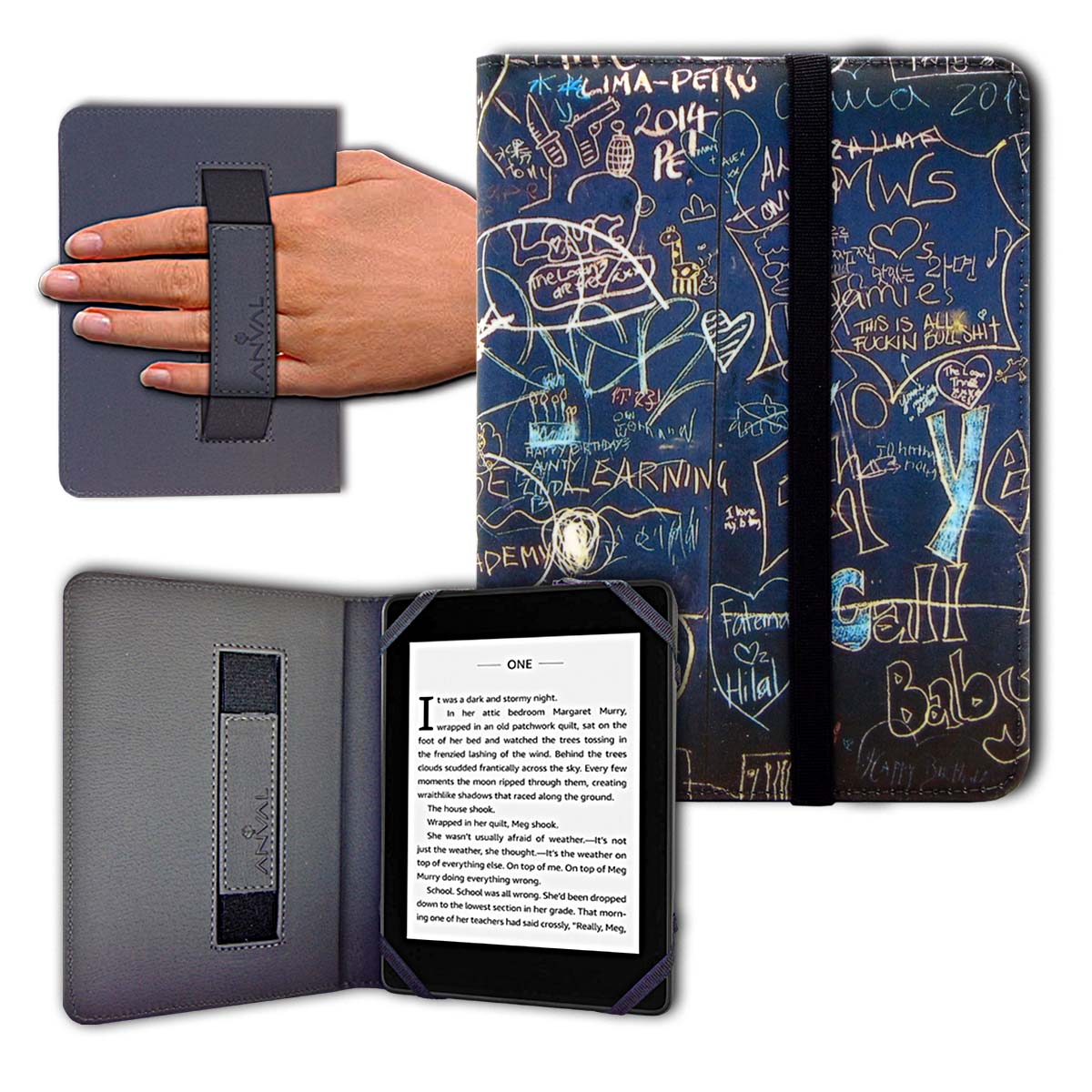 Funda Personalizable para ebook - ESTAMPADOS (Elástico)