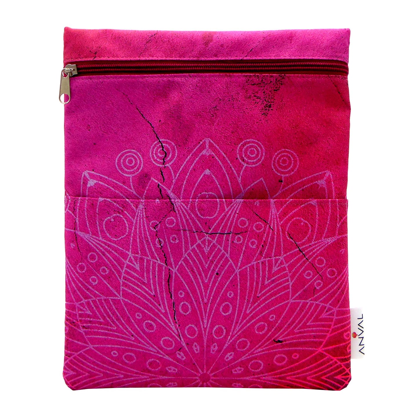 Funda para libro, Impermeable, con cremallera, bolsillo exterior