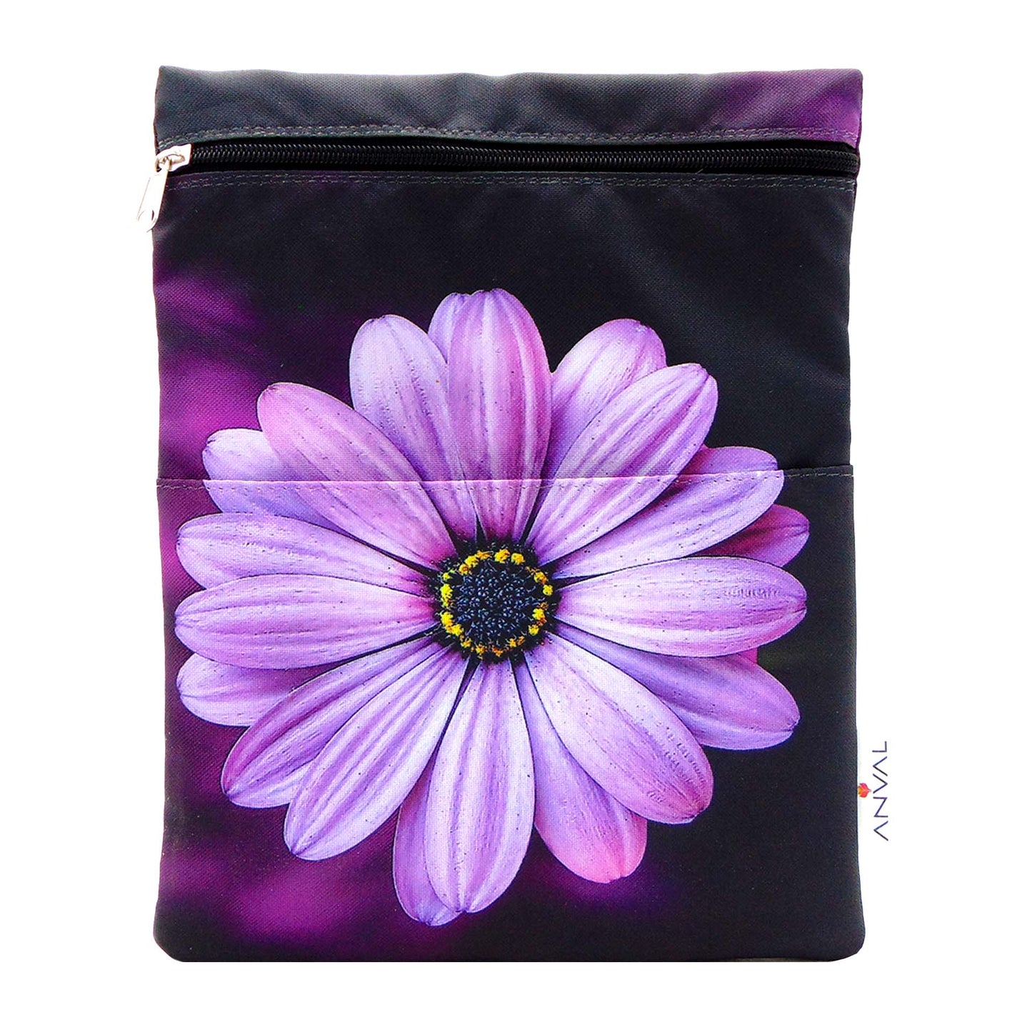 Funda para libro, Impermeable, con cremallera, bolsillo exterior