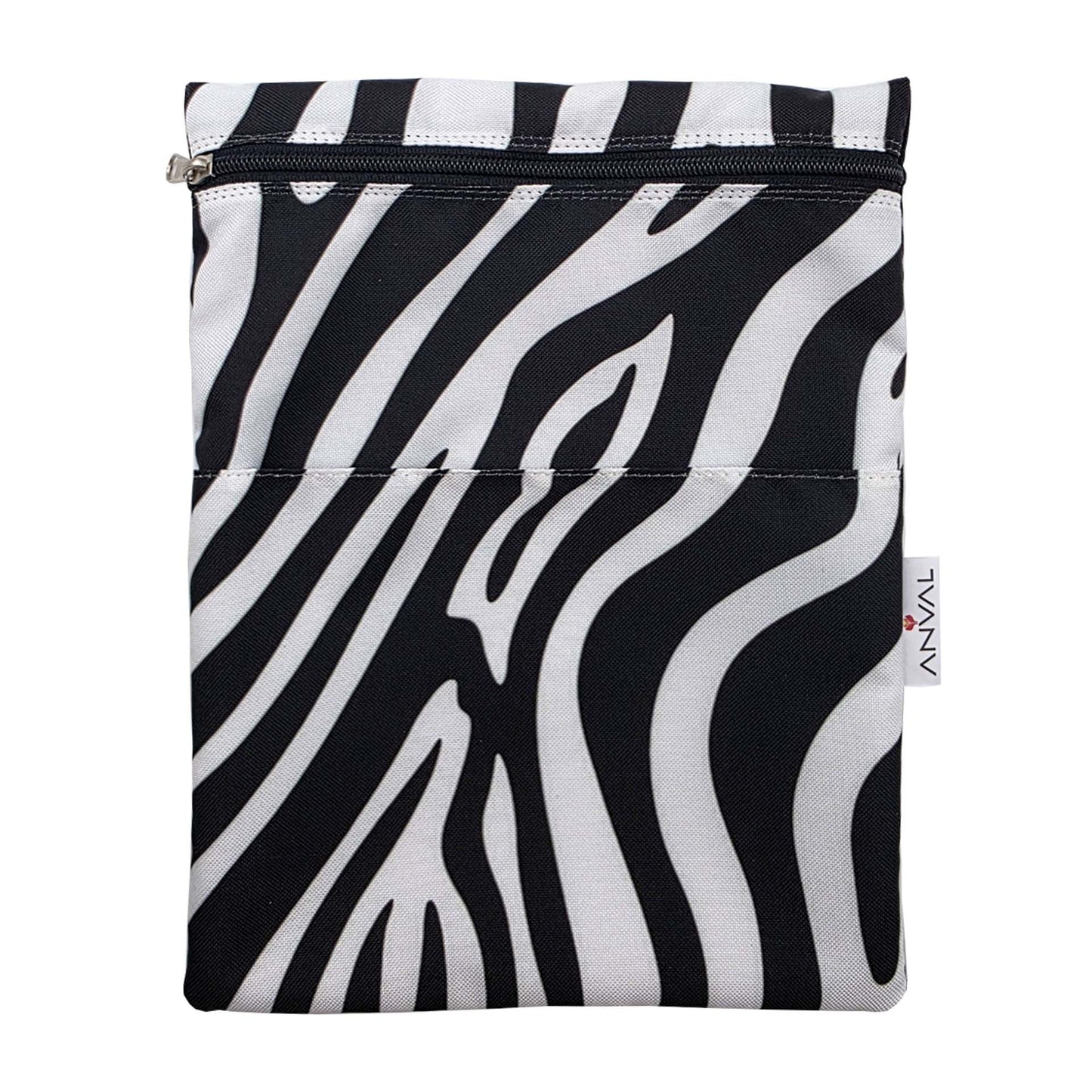 Funda para libro, Impermeable, con cremallera, bolsillo exterior