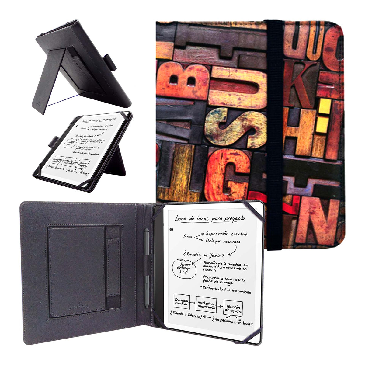 Funda para KINDLE SCRIBE - ESTAMPADOS (Elástico)
