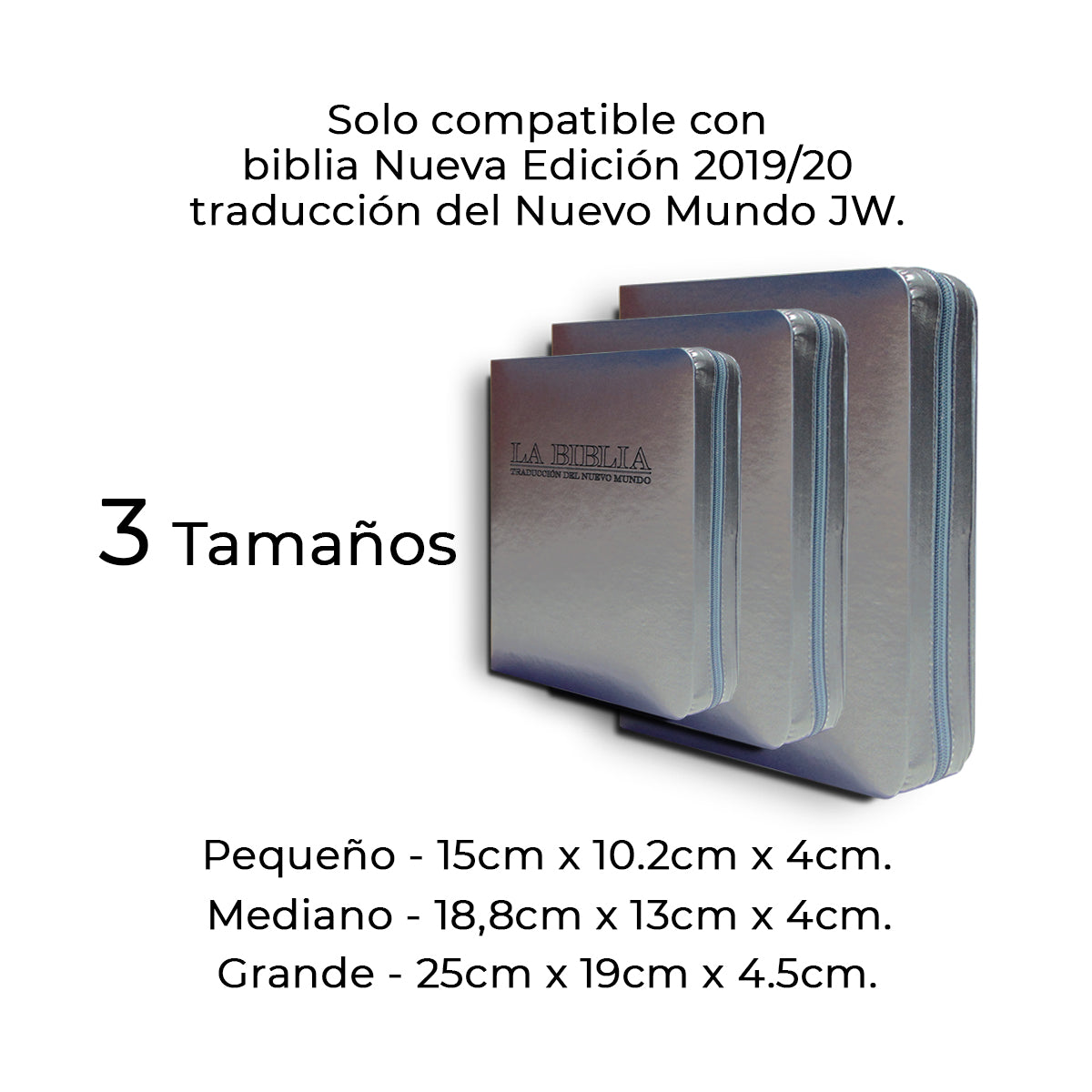 Funda para BIBLIA - PERSONALIZABLE - Con cremallera
