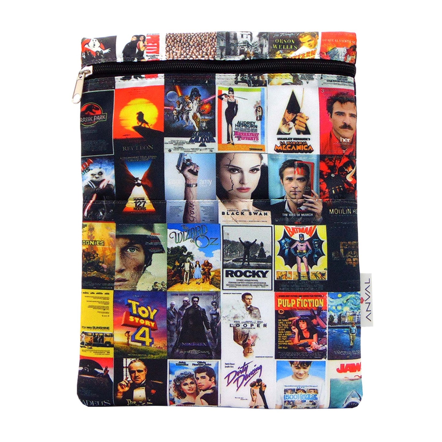 Funda para libro, Impermeable, con cremallera, bolsillo exterior