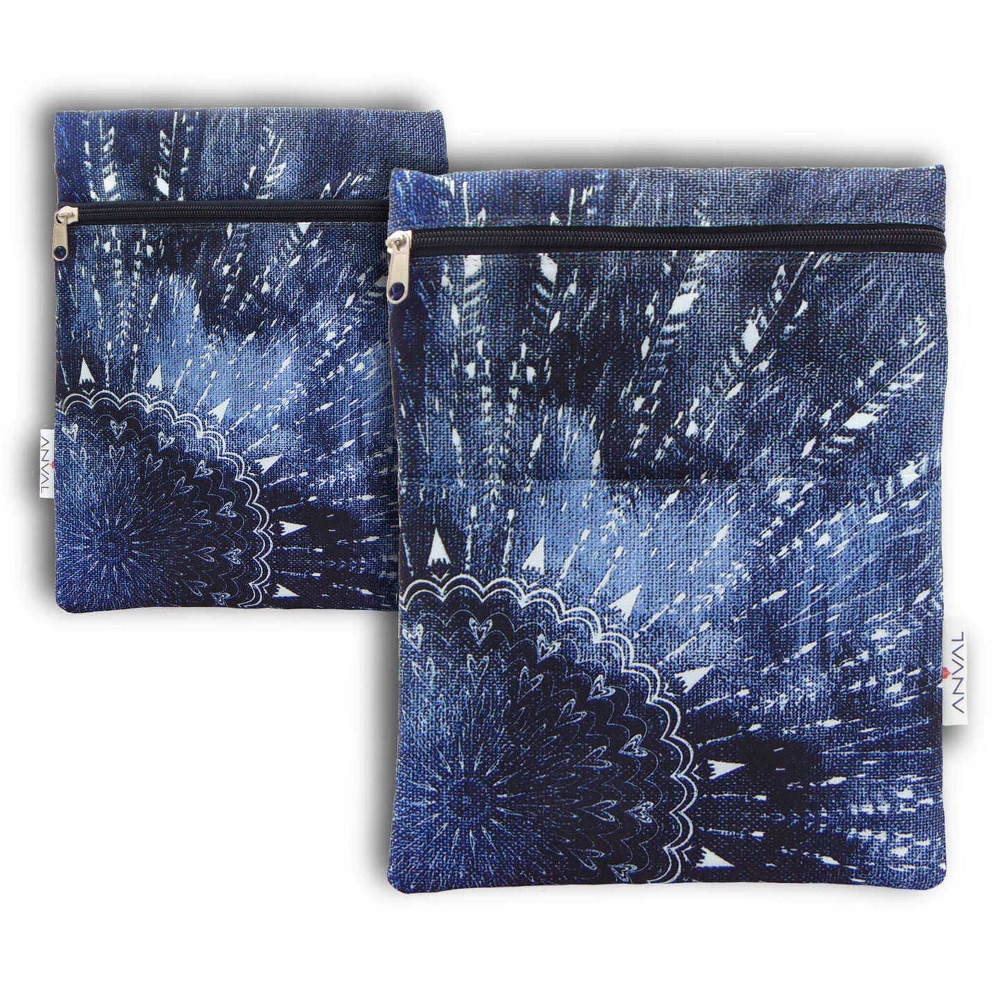 Funda para Libro, Impermeable, Interior Forrado,con Cremallera, Doble Bolsillo Exterior