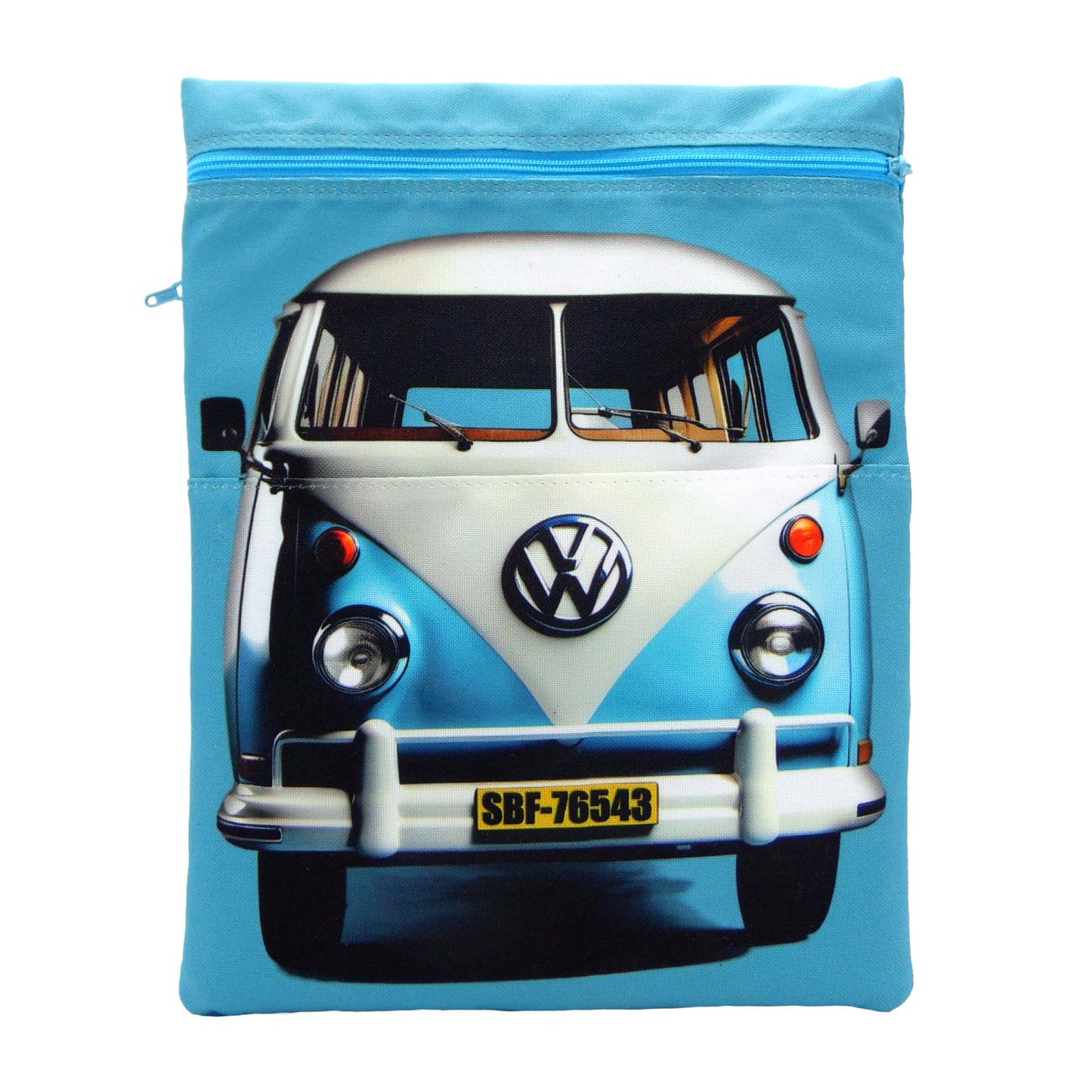 Funda para Libro, Impermeable, Interior Forrado,con Cremallera, Doble Bolsillo Exterior
