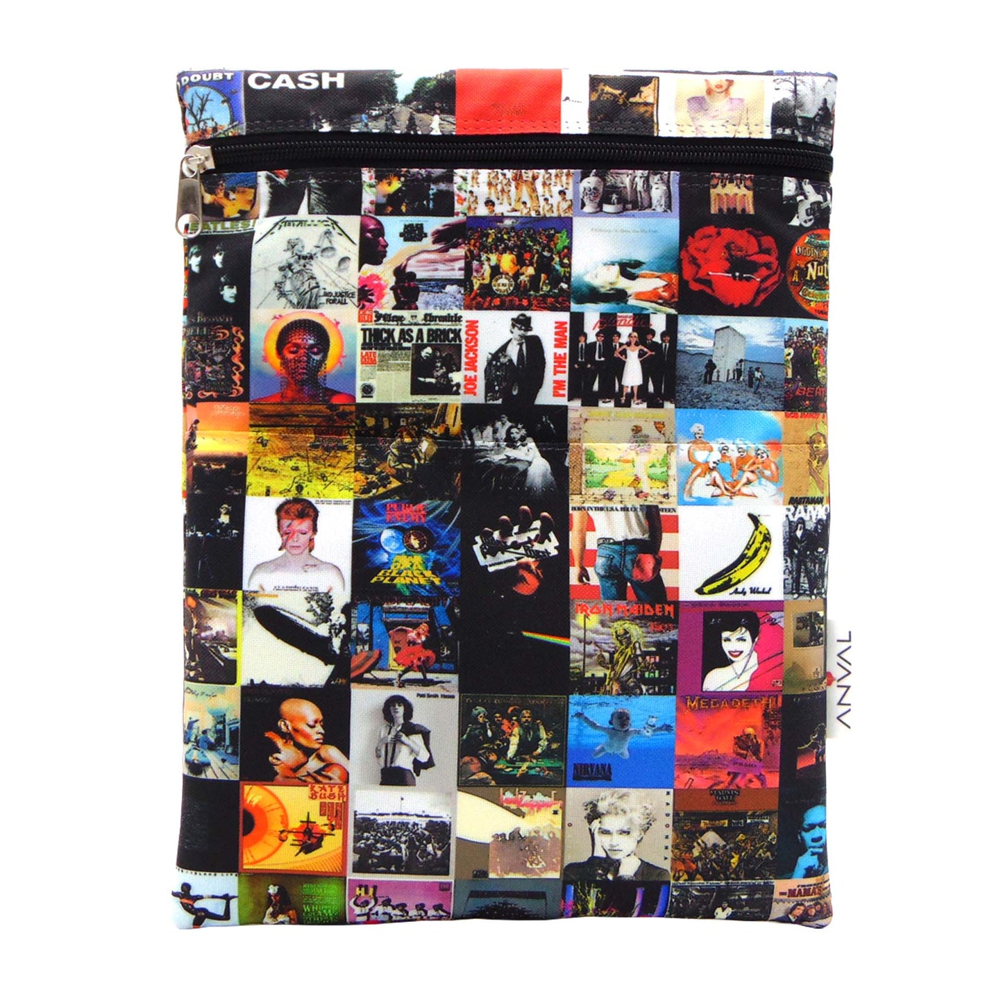 Funda para libro, Impermeable, con cremallera, bolsillo exterior