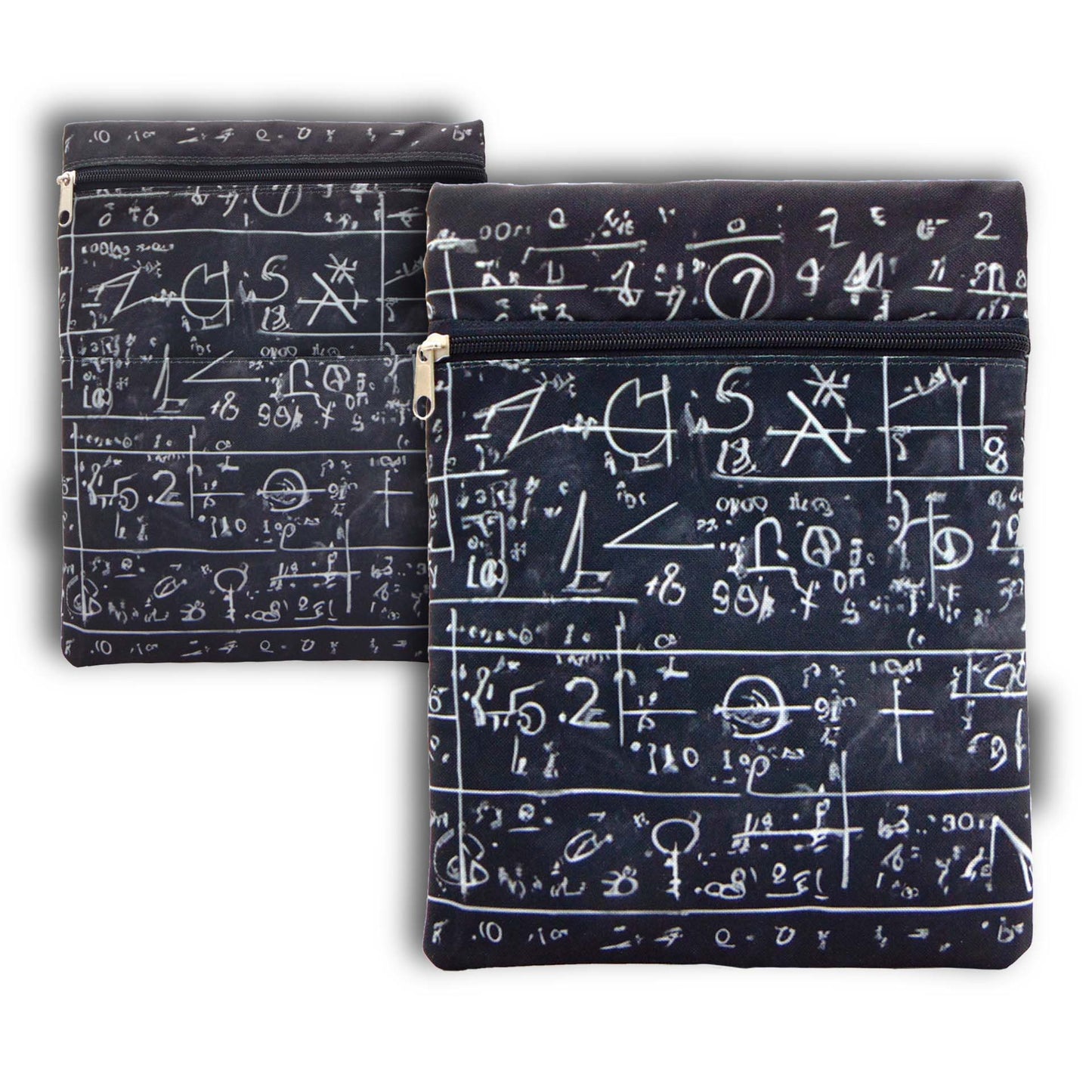 Funda para Libro, Impermeable, Interior Forrado,con Cremallera, Doble Bolsillo Exterior