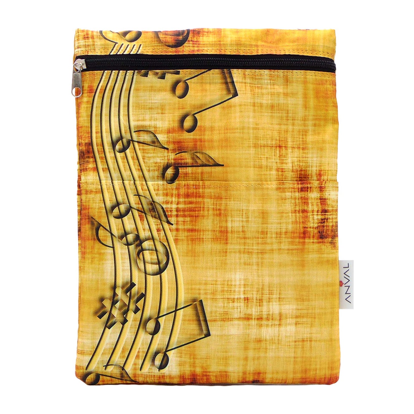 Funda para libro, Impermeable, con cremallera, bolsillo exterior