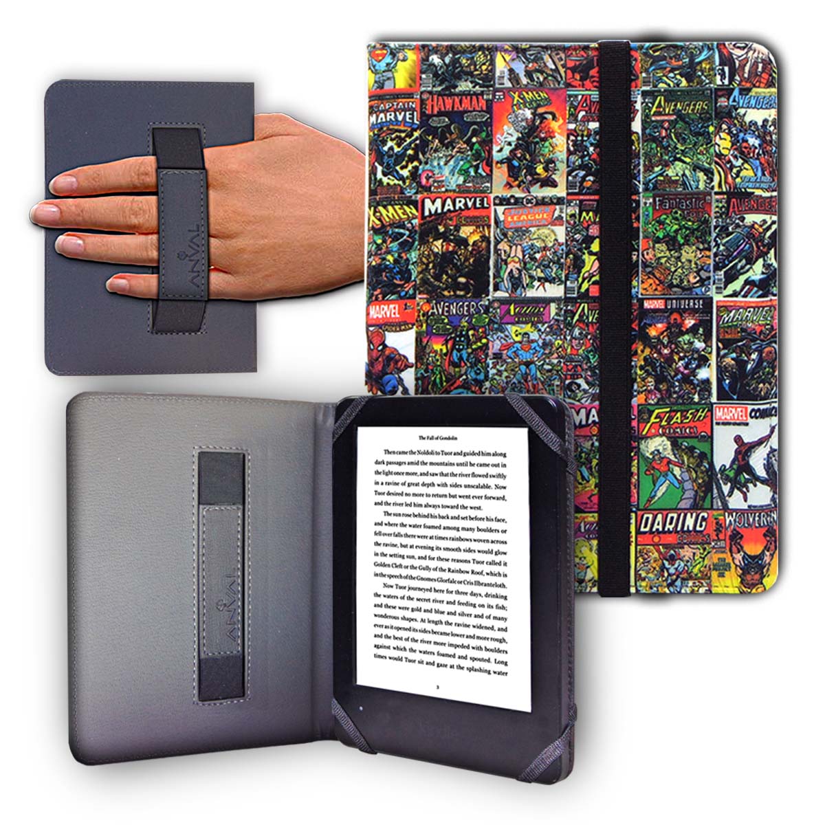 Funda Personalizable para ebook - ESTAMPADOS (Elástico)