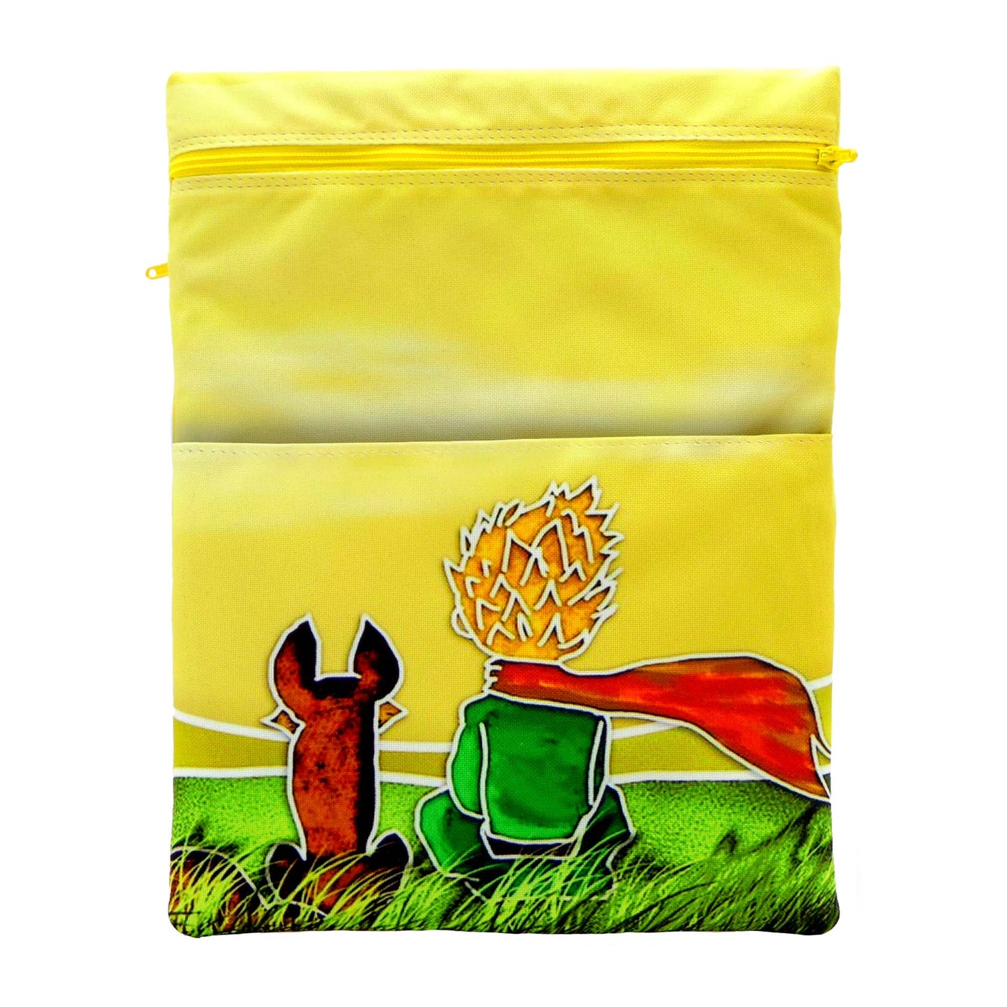 Funda para libro, Impermeable, con cremallera, bolsillo exterior